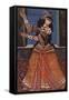 Dancing Girl with Castanets, Early 19th C-null-Framed Stretched Canvas