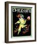 Dancing Girl with Squirrels - Child Life, June 1925-Hazel Frazee-Framed Giclee Print