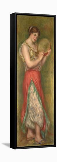 Dancing Girl with Tambourine, 1909-Pierre-Auguste Renoir-Framed Stretched Canvas