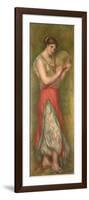 Dancing Girl with Tambourine, 1909-Pierre-Auguste Renoir-Framed Giclee Print