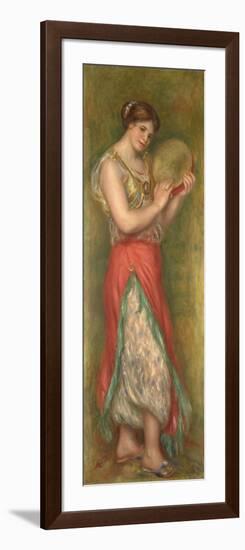 Dancing Girl with Tambourine, 1909-Pierre-Auguste Renoir-Framed Giclee Print