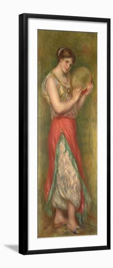 Dancing Girl with Tambourine, 1909-Pierre-Auguste Renoir-Framed Premium Giclee Print