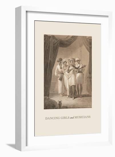 Dancing Girls and Musicians-Baron De Montalemert-Framed Art Print