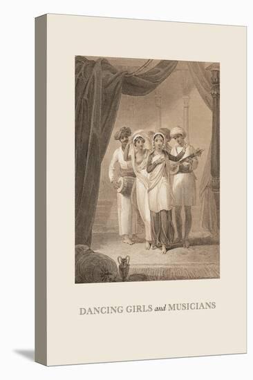 Dancing Girls and Musicians-Baron De Montalemert-Stretched Canvas