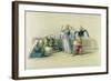 Dancing Girls at Cairo, from 'Egypt and Nubia', engraved by Louis Haghe-David Roberts-Framed Giclee Print