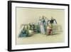 Dancing Girls at Cairo, from 'Egypt and Nubia', engraved by Louis Haghe-David Roberts-Framed Giclee Print