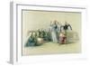 Dancing Girls at Cairo, from 'Egypt and Nubia', engraved by Louis Haghe-David Roberts-Framed Giclee Print