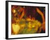 Dancing Girls in Traditional Costume, Cook Islands-Neil Farrin-Framed Photographic Print