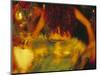 Dancing Girls in Traditional Costume, Cook Islands-Neil Farrin-Mounted Photographic Print