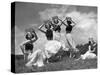 Dancing Girls-null-Stretched Canvas