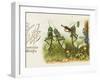 Dancing Grasshoppers - Russian Postcard-null-Framed Photographic Print