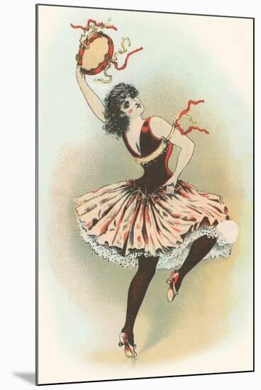 Dancing Gypsy Girl-null-Mounted Art Print