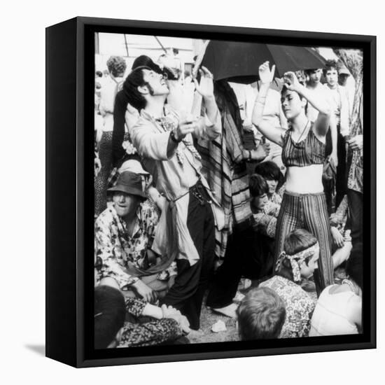 Dancing Hippies,1967-null-Framed Stretched Canvas