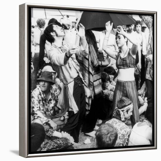 Dancing Hippies,1967-null-Framed Photographic Print