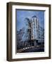 Dancing House (Fred and Ginger Building), by Frank Gehry, at Dusk, Prague, Czech Republic-Nick Servian-Framed Premium Photographic Print