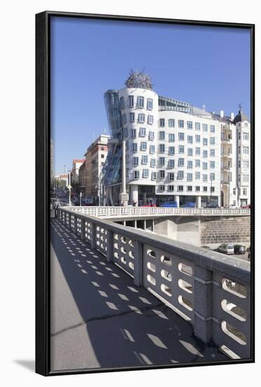 Dancing House (Ginger and Fred) by Frank Gehry, Prague, Bohemia, Czech Republic, Europe-Markus-Framed Photographic Print