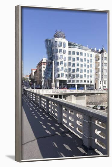 Dancing House (Ginger and Fred) by Frank Gehry, Prague, Bohemia, Czech Republic, Europe-Markus-Framed Photographic Print