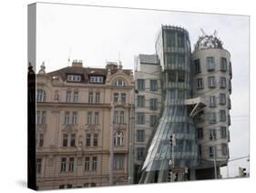 Dancing House, Prague, Czech Republic, Europe-Martin Child-Stretched Canvas