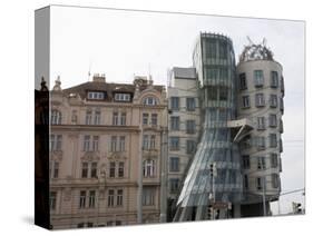 Dancing House, Prague, Czech Republic, Europe-Martin Child-Stretched Canvas