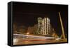 Dancing House, Prague, Czechia, Long Time Exposure-Benjamin Engler-Framed Stretched Canvas