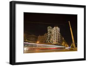 Dancing House, Prague, Czechia, Long Time Exposure-Benjamin Engler-Framed Photographic Print