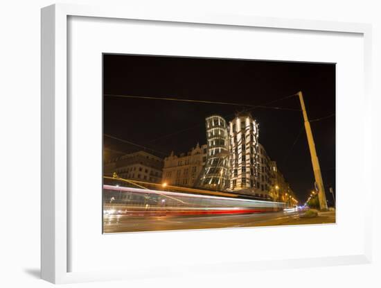 Dancing House, Prague, Czechia, Long Time Exposure-Benjamin Engler-Framed Photographic Print