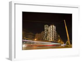 Dancing House, Prague, Czechia, Long Time Exposure-Benjamin Engler-Framed Photographic Print