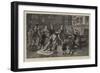 Dancing in the New Year, a Welcome to 1873-Arthur Boyd Houghton-Framed Giclee Print