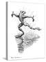 Dancing In the Rain, Conceptual Artwork-Bill Sanderson-Stretched Canvas