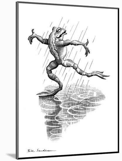 Dancing In the Rain, Conceptual Artwork-Bill Sanderson-Mounted Photographic Print