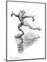 Dancing In the Rain, Conceptual Artwork-Bill Sanderson-Mounted Photographic Print