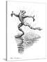 Dancing In the Rain, Conceptual Artwork-Bill Sanderson-Stretched Canvas