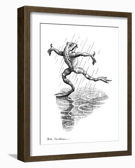 Dancing In the Rain, Conceptual Artwork-Bill Sanderson-Framed Photographic Print