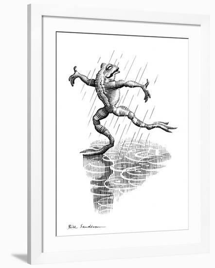 Dancing In the Rain, Conceptual Artwork-Bill Sanderson-Framed Photographic Print