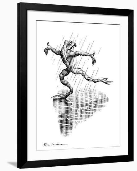 Dancing In the Rain, Conceptual Artwork-Bill Sanderson-Framed Photographic Print