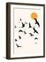 Dancing in the Sky-Kubistika-Framed Giclee Print