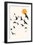 Dancing in the Sky-Kubistika-Framed Giclee Print