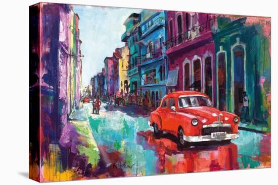 Dancing In The Streets Of Havana-Renate Holzner-Stretched Canvas