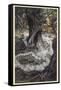 Dancing in Wood-Arthur Rackham-Framed Stretched Canvas