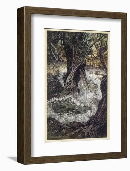 Dancing in Wood-Arthur Rackham-Framed Photographic Print