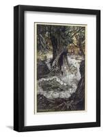 Dancing in Wood-Arthur Rackham-Framed Photographic Print