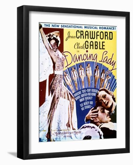 Dancing Lady - Movie Poster Reproduction-null-Framed Photo