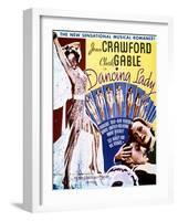 Dancing Lady - Movie Poster Reproduction-null-Framed Photo