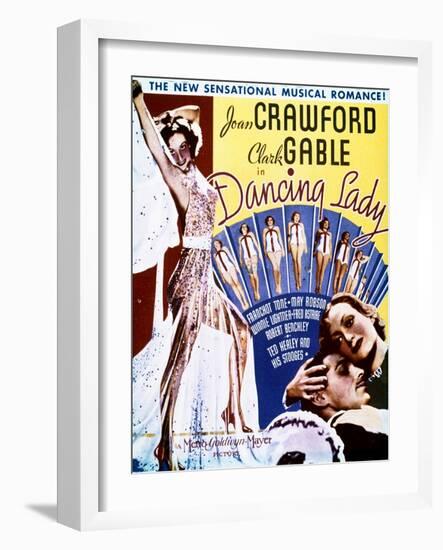 Dancing Lady - Movie Poster Reproduction-null-Framed Photo