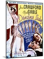 Dancing Lady - Movie Poster Reproduction-null-Mounted Photo