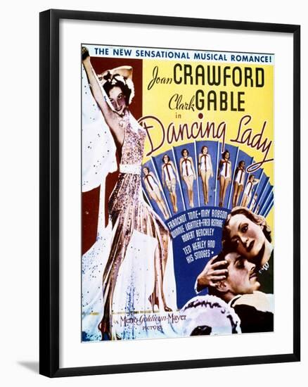 Dancing Lady - Movie Poster Reproduction-null-Framed Photo