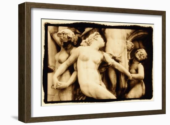 Dancing Maidens, Opera House, Paris-Theo Westenberger-Framed Art Print