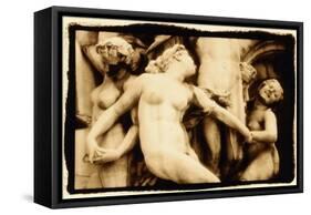 Dancing Maidens, Opera House, Paris-Theo Westenberger-Framed Stretched Canvas