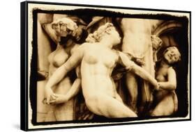 Dancing Maidens, Opera House, Paris-Theo Westenberger-Framed Stretched Canvas