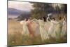 Dancing Maidens-Leopold Franz Kowalsky-Mounted Giclee Print